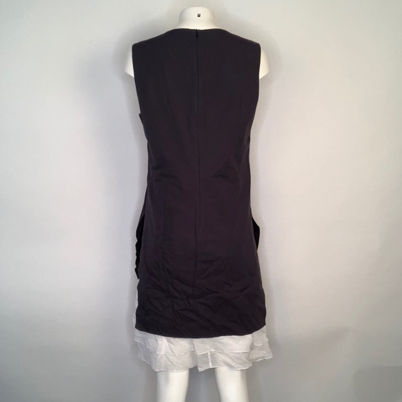 Peserico Navy and White Cotton Day Dress - Picture 2 of 2